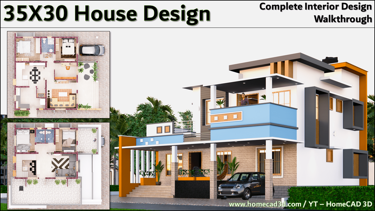 35X30 House Design 4Bhk Duplex With Interior Design Free Pdf Home 